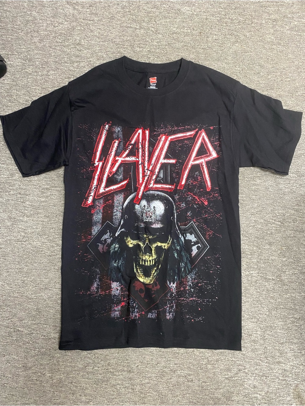 Slayer Black Band Tee 2018 - Skull Logo
